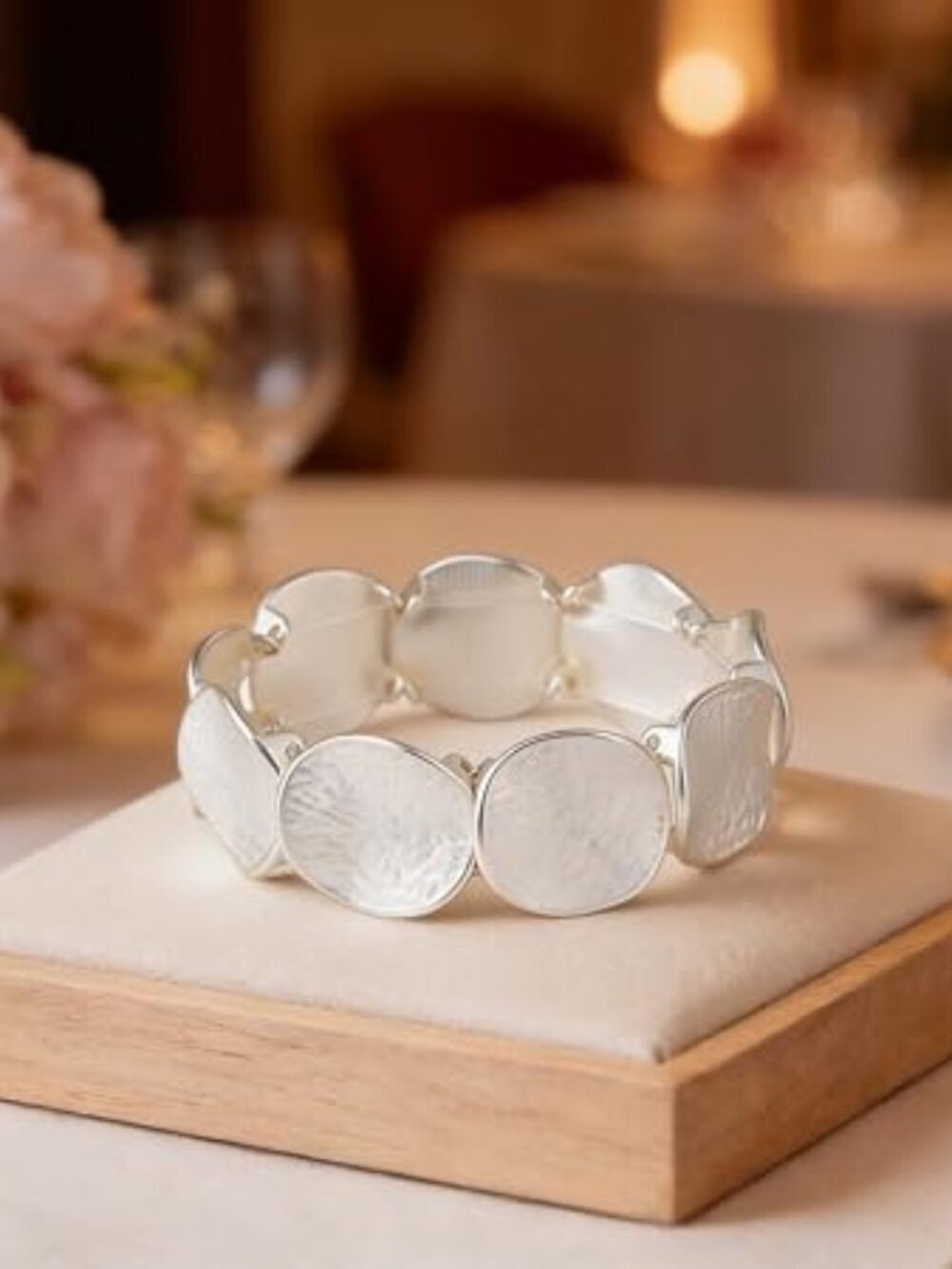 Bracelet for Women Hammered Vintage